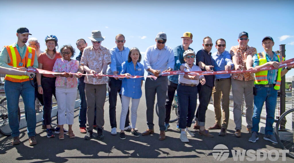 WSDOT Ribbon cutting at Wildhorse Park, 2024