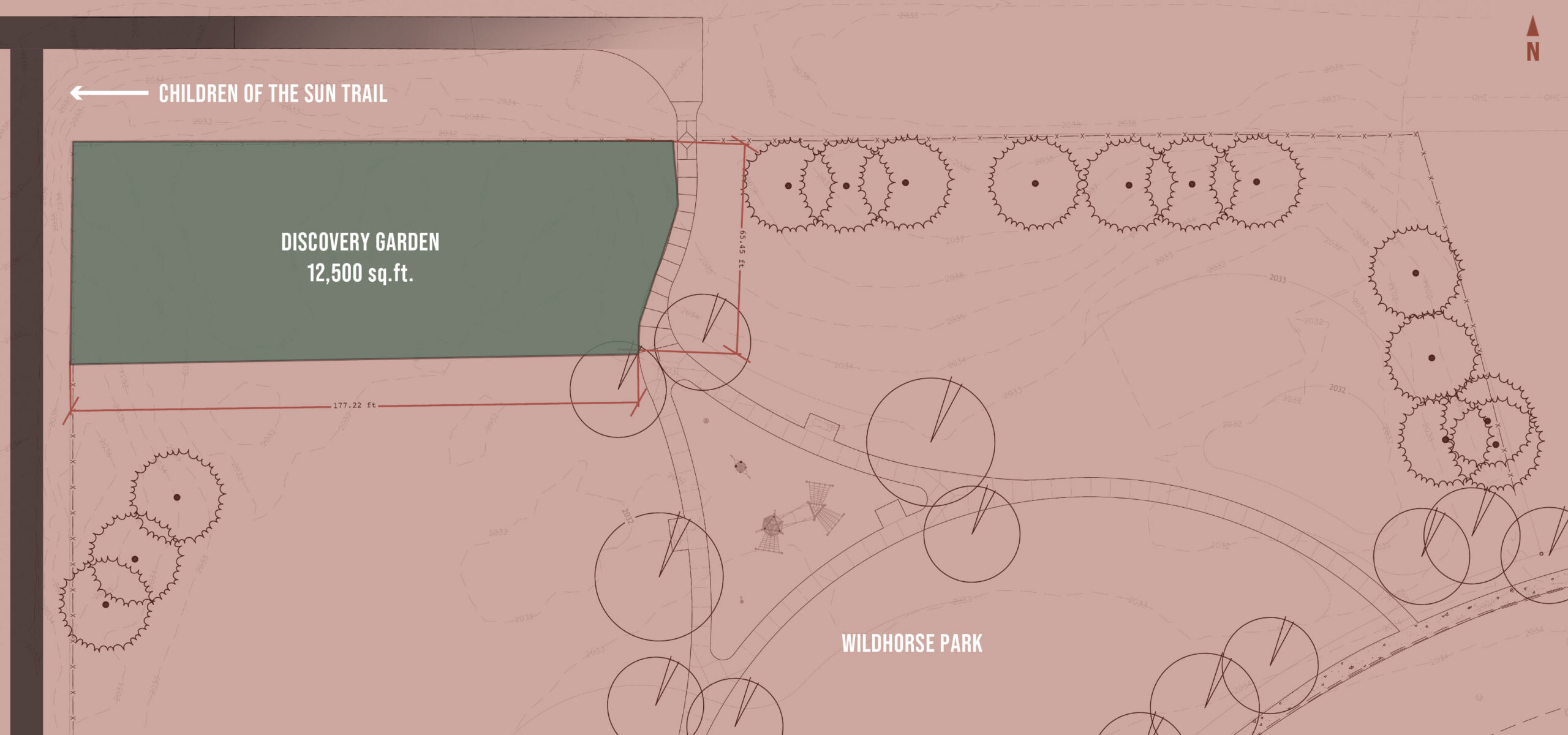 Wildhorse Park Discovery Garden Site Plan
